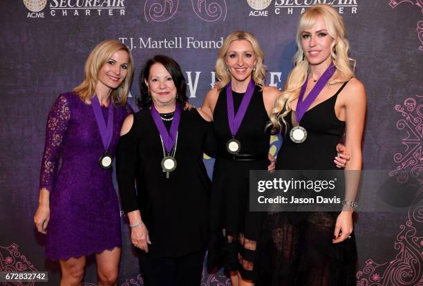 Wine Host Chantel Esposito, Committee Co-Chair Eliza Kraft Olander, and Wine Hosts Melissa Beckham and Nataliia Johnson attend Best Cellars Wine...