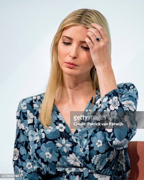 First Daughter and Advisor to the US President, Ivanka Trump, attends the W20 conference on April 25, 2017 in Berlin, Germany. The conference, part...