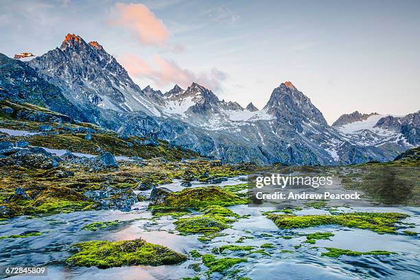 talkeetna mountain range - アンカレッジ ストックフォトと画像