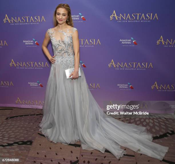 Christy Altomare attends Broadway Opening Night After Party for 'Anastasia' at the Mariott Marquis Hotel on April 24, 2017 in New York City.