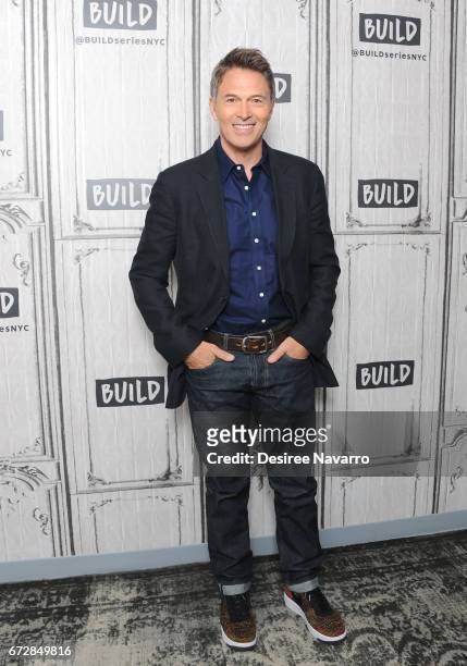 Creative Coalition President and actor Tim Daly attends Build Series to discuss The Creative Coalition at Build Studio on April 25, 2017 in New York...