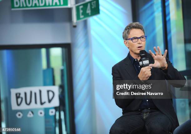 Creative Coalition President and actor Tim Daly attends Build Series to discuss The Creative Coalition at Build Studio on April 25, 2017 in New York...