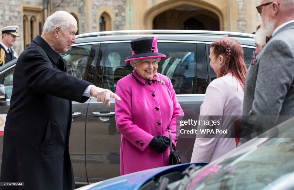 Queen Elizabeth II Celebrates The 40th Anniversary Of Motability