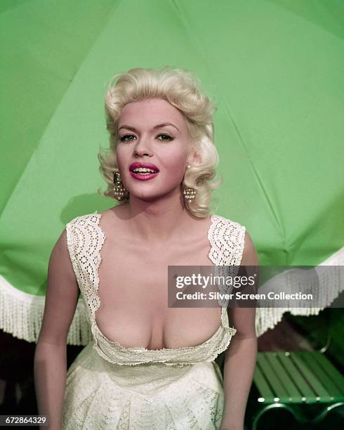 American actress Jayne Mansfield , circa 1960.