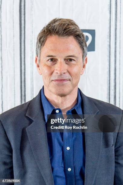 Actor Tim Daly discusses the Creative Coalition with the Build Series at Build Studio on April 25, 2017 in New York City.