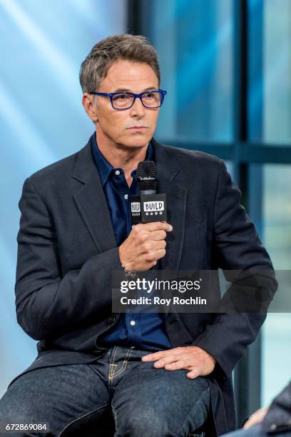 Actor Tim Daly discusses the Creative Coalition with the Build Series at Build Studio on April 25, 2017 in New York City.