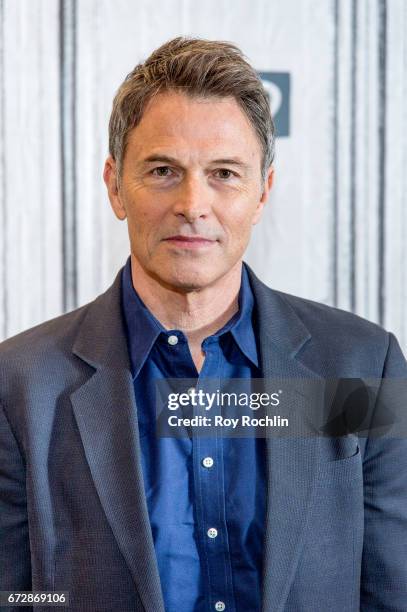 Actor Tim Daly discusses the Creative Coalition with the Build Series at Build Studio on April 25, 2017 in New York City.