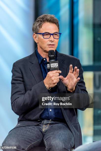 Actor Tim Daly discusses the Creative Coalition with the Build Series at Build Studio on April 25, 2017 in New York City.