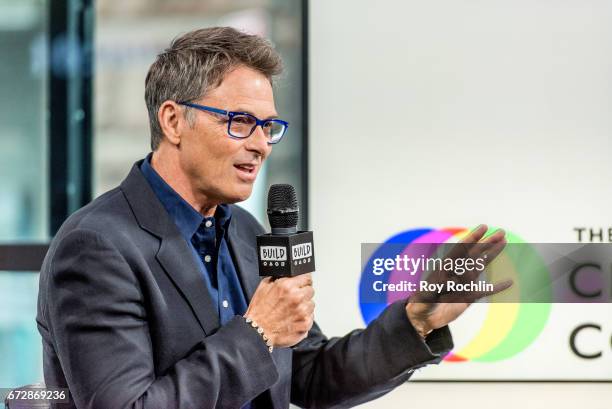 Actor Tim Daly discusses the Creative Coalition with the Build Series at Build Studio on April 25, 2017 in New York City.