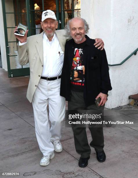 Rance Howard and Clint Howard are seen on April 24, 2017 in Los Angeles, CA.
