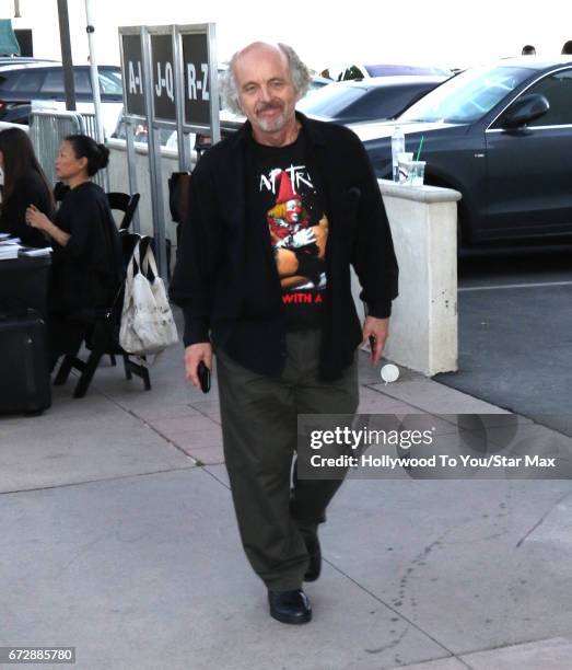 Clint Howard is seen on April 24, 2017 in Los Angeles, CA.