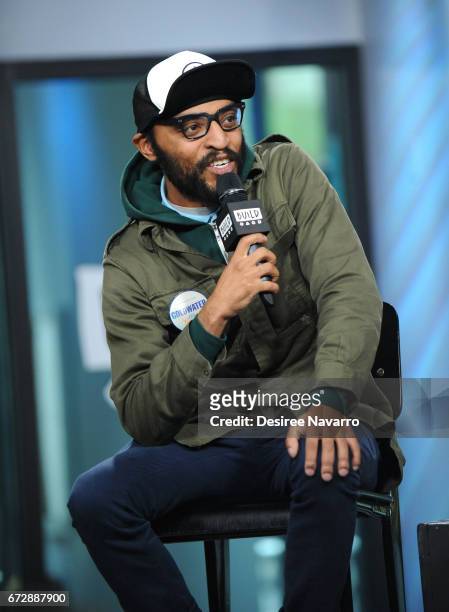 Kenny Lucas of the Lucas Brothers attends Build Series to discuss 'Lucas Brothers: On Drugs' at Build Studio on April 25, 2017 in New York City.