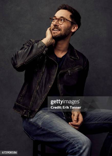 Ryan Eggold from 'Literally, Right Before Aaron' poses at the 2017 Tribeca Film Festival portrait studio on April 24, 2017 in New York City.