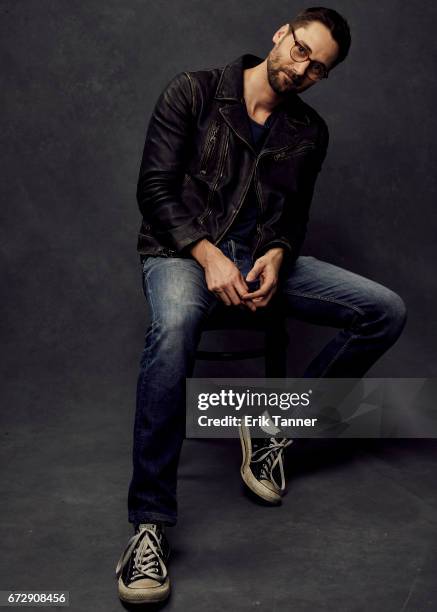 Ryan Eggold from 'Literally, Right Before Aaron' poses at the 2017 Tribeca Film Festival portrait studio on April 24, 2017 in New York City.