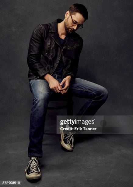 Ryan Eggold from 'Literally, Right Before Aaron' poses at the 2017 Tribeca Film Festival portrait studio on April 24, 2017 in New York City.