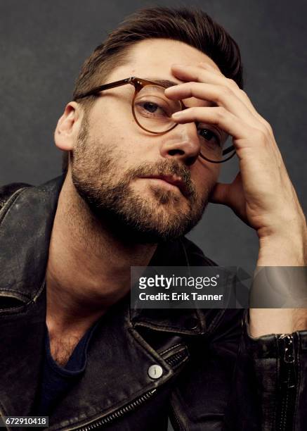 Ryan Eggold from 'Literally, Right Before Aaron' poses at the 2017 Tribeca Film Festival portrait studio on April 24, 2017 in New York City.