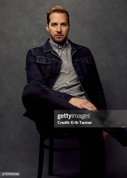 Ryan Hansen from 'Literally, Right Before Aaron' poses at the 2017 Tribeca Film Festival portrait studio on April 24, 2017 in New York City.