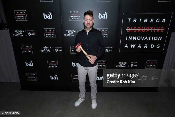 Bryan Johnson attends the TDI Awards during the 2017 Tribeca Film Festival at Spring Studios on April 25, 2017 in New York City.