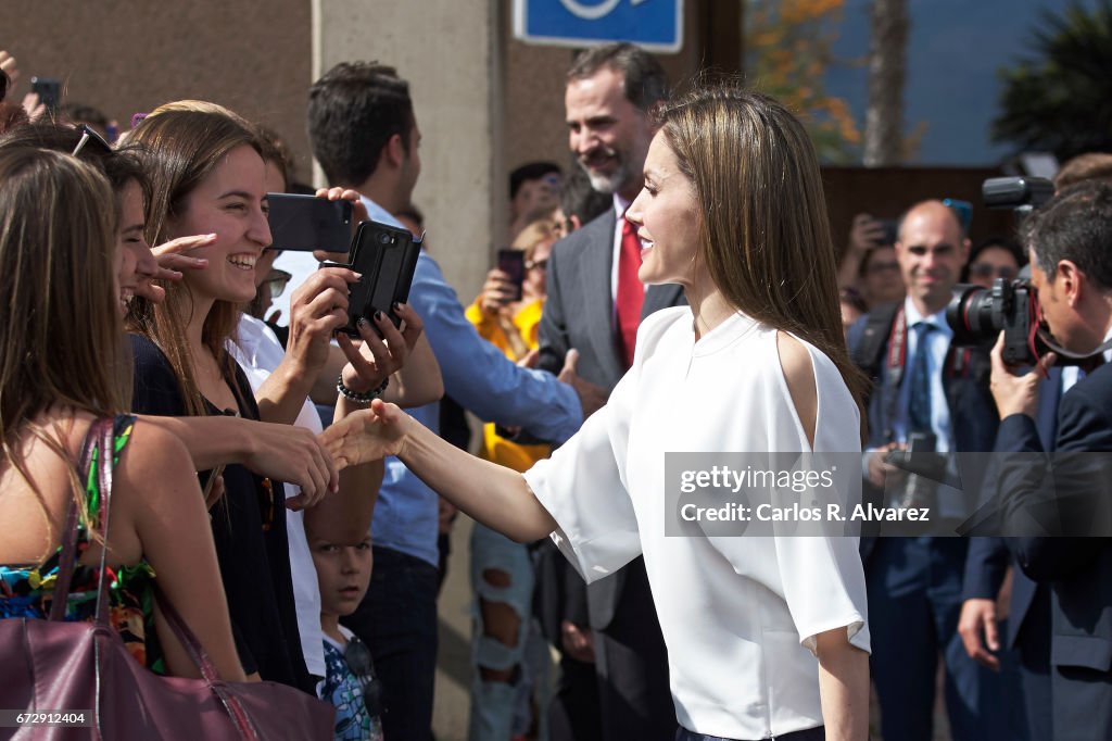 Spanish Royals Visit Tenerife