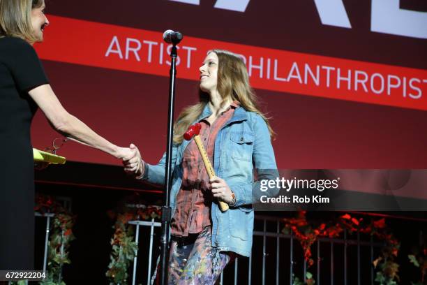 Alexa Meade attends the TDI Awards during the 2017 Tribeca Film Festival at Spring Studios on April 25, 2017 in New York City.