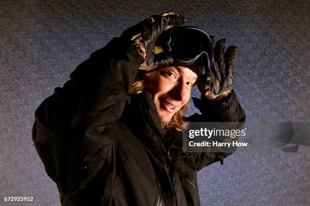 Freestyle skier poses for a portrait during the Team USA PyeongChang 2018 Winter Olympics portraits on April 25, 2017 in West Hollywood, California.