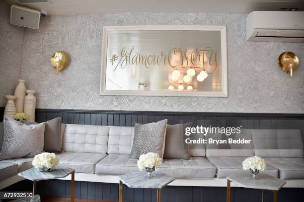 View of interior space at the Glamour and L'Oreal Paris 2017 College Women of the Year Celebration at La Sirena on April 25, 2017 in New York City.