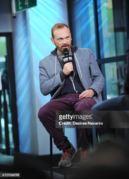 Actor/director Pat Healy attends Build Series to discuss 'Take Me' at Build Studio on April 25, 2017 in New York City.