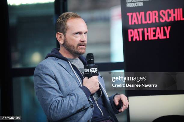 Actor/director Pat Healy attends Build Series to discuss 'Take Me' at Build Studio on April 25, 2017 in New York City.