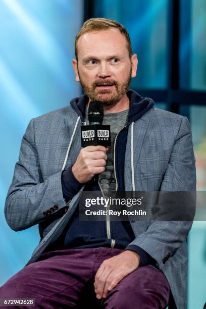 Actor Pat Healy discusses "Take Me" with the Build Series at Build Studio on April 25, 2017 in New York City.