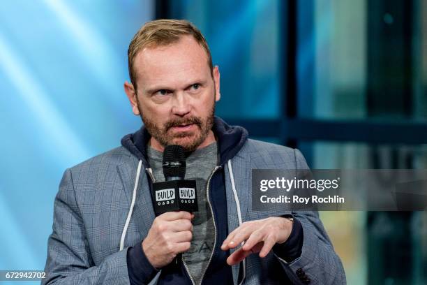 Actor Pat Healy discusses "Take Me" with the Build Series at Build Studio on April 25, 2017 in New York City.