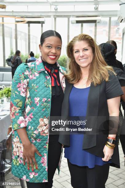 Oreal Paris SVP of Marketing Anne Marie Nelson-Bogle and Kim Kelleher attend the Glamour and L'Oreal Paris 2017 College Women of the Year Celebration...