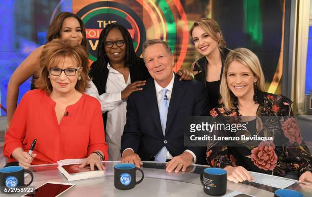 John Kasich and Kelly Osbourne are the guests Tuesday, April 25, 2017 on Walt Disney Television via Getty Images's "The View." "The View" airs...