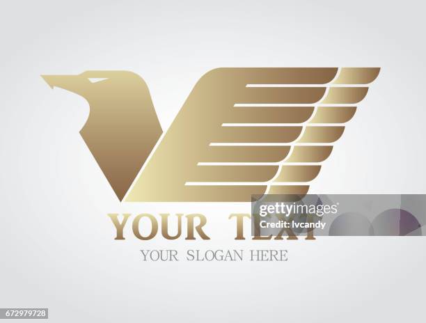 eagle-symbol - golden eagle stock-grafiken, -clipart, -cartoons und -symbole