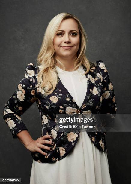 Director Sandy Chronopoulos from 'House Of Z' poses at the 2017 Tribeca Film Festival portrait studio on on April 23, 2017 in New York City.