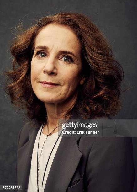 Actress Debra Winger from 'The Lovers' poses at the 2017 Tribeca Film Festival portrait studio on on April 23, 2017 in New York City.