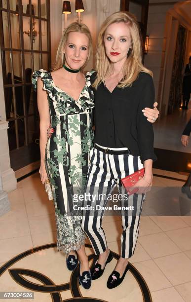 Alice Naylor-Leyland and Portia Freeman attend a VIP dinner celebrating Mrs Alice for French Sole at The Connaught Hotel on April 25, 2017 in London,...