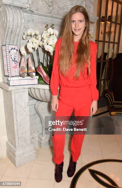 Katie Readman attends a VIP dinner celebrating Mrs Alice for French Sole at The Connaught Hotel on April 25, 2017 in London, England.