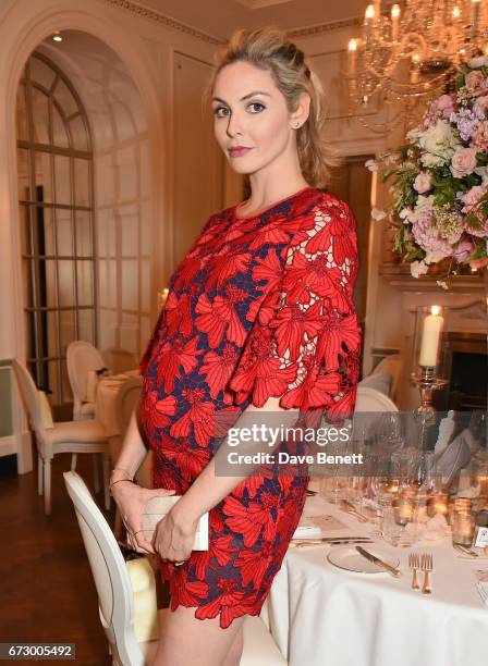 Tamsin Egerton attends a VIP dinner celebrating Mrs Alice for French Sole at The Connaught Hotel on April 25, 2017 in London, England.