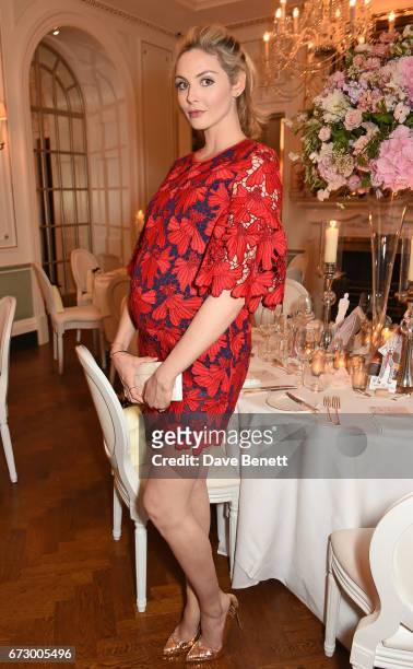 Tamsin Egerton attends a VIP dinner celebrating Mrs Alice for French Sole at The Connaught Hotel on April 25, 2017 in London, England.