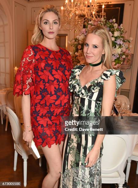 Tamsin Egerton and Alice Naylor-Leyland attend a VIP dinner celebrating Mrs Alice for French Sole at The Connaught Hotel on April 25, 2017 in London,...