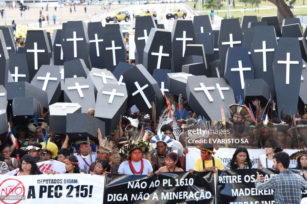 BRAZIL-INDIGENOUS-MARCH