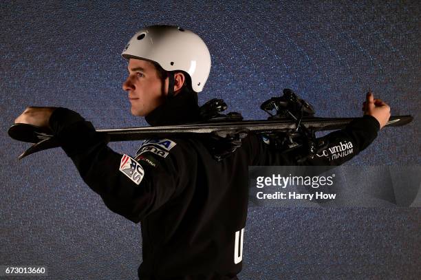Freestyle skier Mac Bohonnon poses for a portrait during the Team USA PyeongChang 2018 Winter Olympics portraits on April 25, 2017 in West Hollywood,...