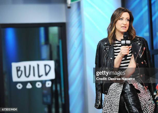 Writer and editor Ann Shoket attends Build Series to discuss 'The Big Life' at Build Studio on April 25, 2017 in New York City.