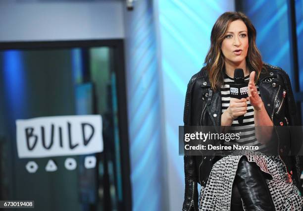 Writer and editor Ann Shoket attends Build Series to discuss 'The Big Life' at Build Studio on April 25, 2017 in New York City.