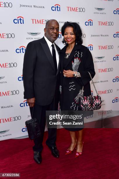 Bernard J. Tyson and Denise Bradley-Tyson attend the 2017 TIME 100 Gala at Jazz at Lincoln Center on April 25, 2017 in New York City.