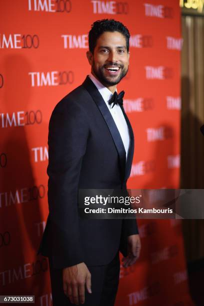 Actor Adam Rodriguez attends the 2017 Time 100 Gala at Jazz at Lincoln Center on April 25, 2017 in New York City.