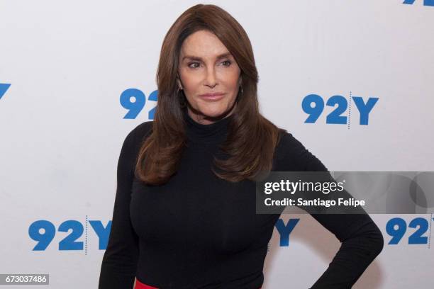 Caitlyn Jenner attends a conversation on transgender Identity and courage at 92nd Street Y on April 25, 2017 in New York City.