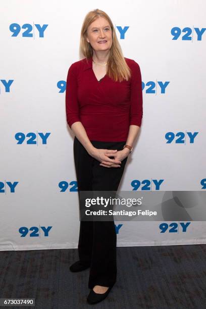 Jennifer Finney Boylan attends a conversation on transgender Identity and courage at 92nd Street Y on April 25, 2017 in New York City.