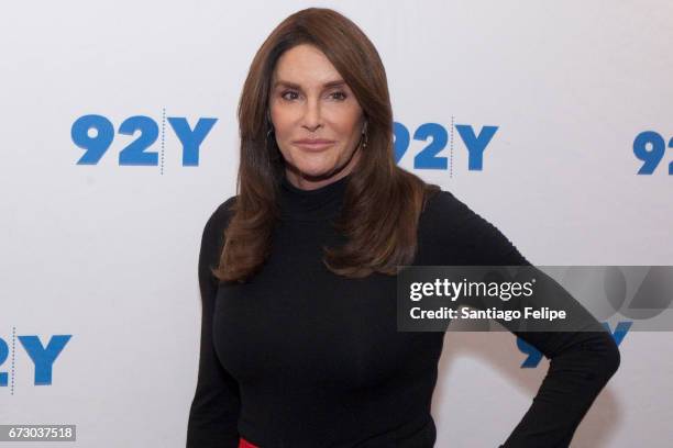 Caitlyn Jenner attends a conversation on transgender Identity and courage at 92nd Street Y on April 25, 2017 in New York City.