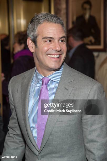 Personality Andy Cohen attends the "Six Degrees Of Separation" Opening Night Celebration at the Barrymore Theatre on April 25, 2017 in New York City.